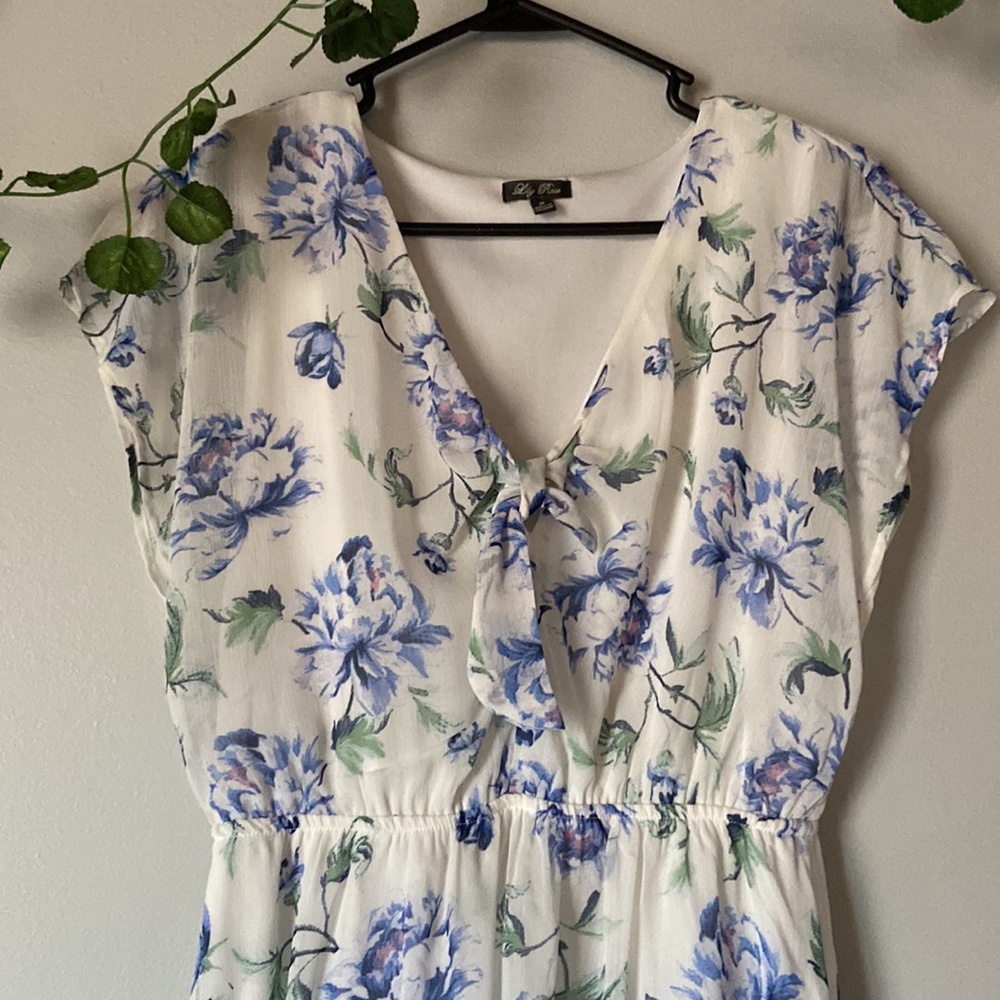 Lily Rose Floral High Low Dress Cottagecore